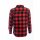 Arrak Damen Flannel Hemd Kanada Rot/Schwarz