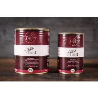 Paul & Paulina mÿ Signature Bio-Rind Nassfutter für Hunde