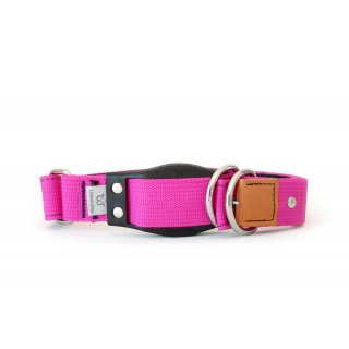 WowWow Hundehalsband mit integrierter Leine Pink