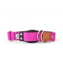 WowWow Hundehalsband mit integrierter Leine Pink