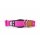 WowWow Hundehalsband mit integrierter Leine Pink 33-37cm Halsumfang