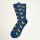 Krawattendackel Herren Socken Blau, Dackel Gelb 41-46