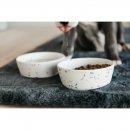 Kentucky Dogwear Futternapf Bamboo Terrazzo Wei&szlig;