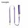 Tinklylife Hundeleine mit Schlaufe Dunkelviolett