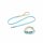 Tinklylife Comfy Halsband Set Himmelblau