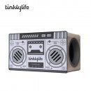 Tinklylife Katzenhaus Radio-Stil Vintage