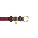 Kentucky Dogwear Hundehalsband gekn&uuml;pftes Nylon Bordeaux