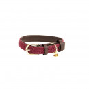 Kentucky Dogwear Hundehalsband gekn&uuml;pftes Nylon Bordeaux L 62cm
