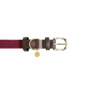 Kentucky Dogwear Hundehalsband gekn&uuml;pftes Nylon Bordeaux L 62cm