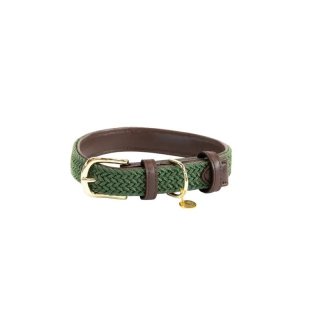 Kentucky Dogwear Hundehalsband geknüpftes Nylon Olivgrün