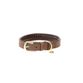 Kentucky Dogwear Hundehalsband Velvet Leather Braun