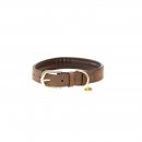 Kentucky Dogwear Hundehalsband Velvet Leather Braun