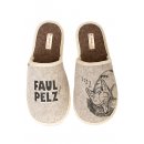 Adelheid Filzpantoffel Faulpelz Beige
