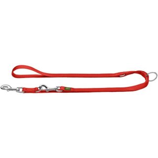 Hunter Verstellbare Führleine Nylon Rot L 200 cm; B,1,0 cm