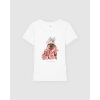 Einstein Newton Messy Hair T-Shirt Rodeo Weiß
