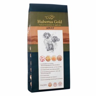 Hubertus Gold Premium-Trockenvollkost 14kg Jagd Performance