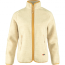 Fj&auml;llr&auml;ven Damen Vardag Pile Fleece Jacke Chalk White XS