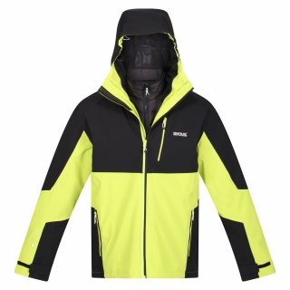 Regatta Herren Jacke Wentwood Schwarz/Grün