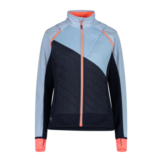 CMP Damen Jacke mit abnehmbaren Ärmeln Blau