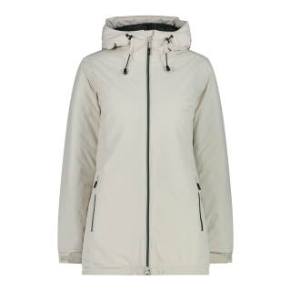 CMP Damen Jacke Long Fix Hood Grau