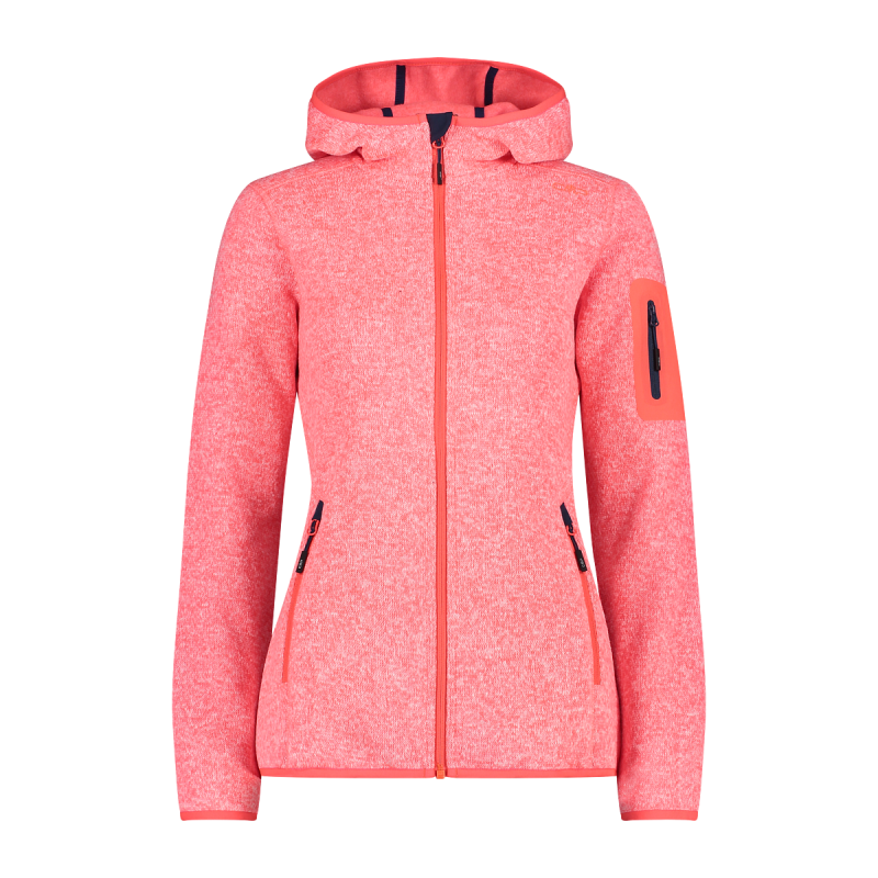 Hood Pink Fix Jacke Damen CMP