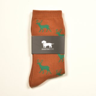 Krawattendackel Herren Socken Braun, Hirsch Grün,...