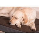 Von Hohenstein Hundebett Loden Classic Braun/Grau S 80cm X 60cm