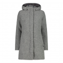 CMP Damen Jacke Coat Fix Hood Grau