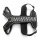 Hey Lana Premium Hundegeschirr Gepolstert Schwarz M