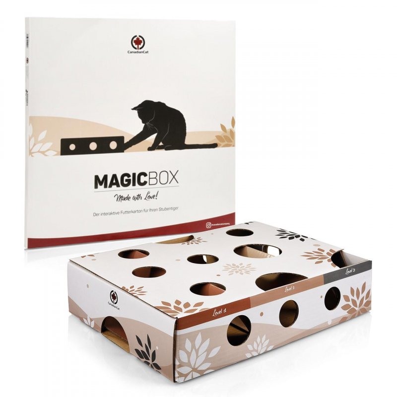 CanadianCat MagicBox Intelligenzspielzeug für Katzen