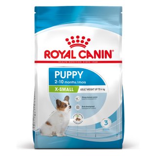 ROYAL CANIN X-SMALL Puppy Trockenfutter für Welpen sehr kleiner Hunderassen 1,5 Kg