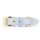 William Walker Leder Hundehalsband Hellblau L (43cm-52cm