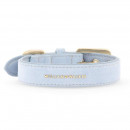 William Walker Leder Hundehalsband Hellblau XL (50cm-59cm)