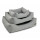 Wolters Hundebett Dream-Well Hero Hellgrau S