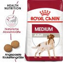 ROYAL CANIN MEDIUM Adult Trockenfutter f&uuml;r mittelgro&szlig;e Hunde 15 Kg