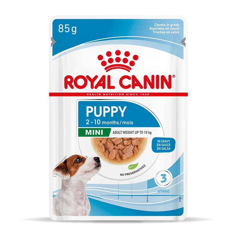 ROYAL CANIN MINI Puppy Welpenfutter nass für kleine Hunde bis zum 10. Monat 12x85 g
