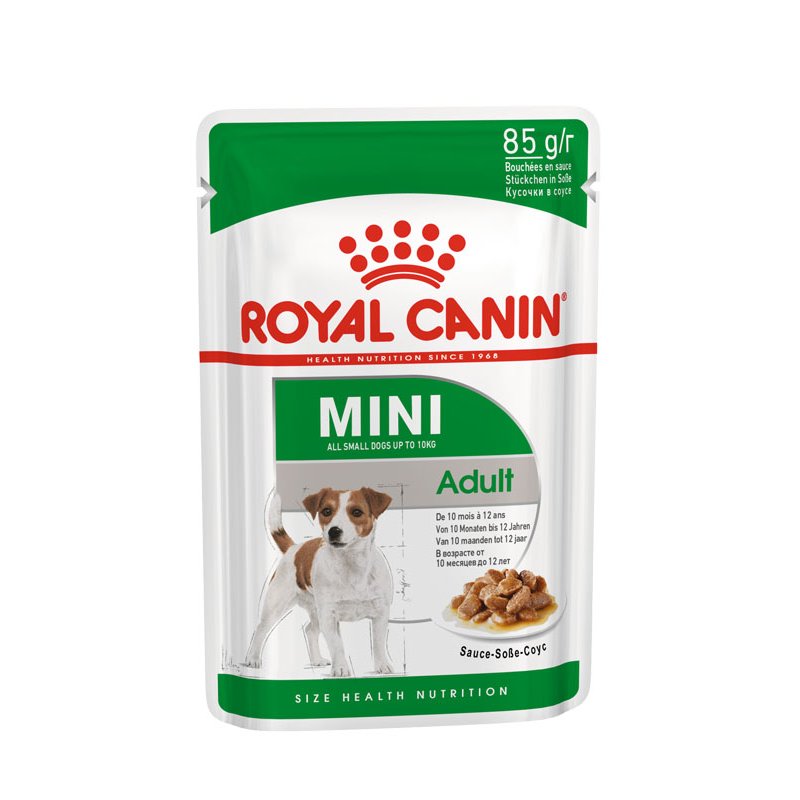 vrijheid sensatie envelop ROYAL CANIN MINI ADULT Nassfutter für ausgewachsene kleine Hunde 12x8
