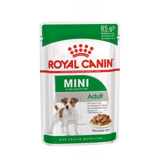 ROYAL CANIN MINI Adult Nassfutter für ausgewachsene kleine Hunde 12x85 g