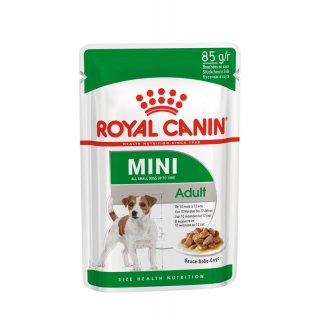 ROYAL CANIN MINI Adult Nassfutter für ausgewachsene kleine Hunde 12x85 g