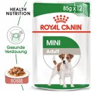 ROYAL CANIN MINI Adult Nassfutter für ausgewachsene...