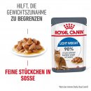 ROYAL CANIN ULTRA LIGHT in So&szlig;e Nassfutter f&uuml;r zu &Uuml;bergewicht neigenden Katzen 12x85 g