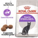 ROYAL CANIN STERILISED Trockenfutter f&uuml;r kastrierte Katzen 2 Kg