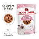 ROYAL CANIN KITTEN Nassfutter in So&szlig;e f&uuml;r K&auml;tzchen 12x85 g