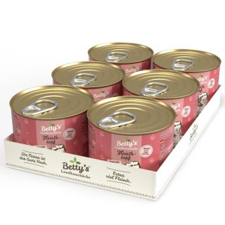 Betty`s Landhausküche Hundefutter Fleischtopf 6x 200g