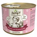 Bettys Landhausküche Katzenfutter Rind pur mit...