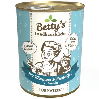 Bettys Landhausküche Katzenfutter Känguru mit...