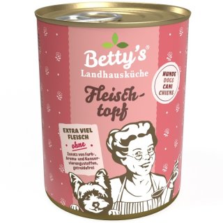 Betty`s Landhausküche Hundefutter Fleischtopf 1x 400g