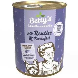 Betty´s Landhausküche Hundefutter Rentier mit...