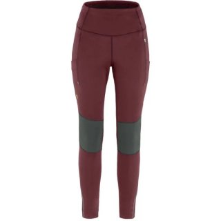 Fjällräven Damenhose Abisko Varm Trekking Tights Port-Iron Grau