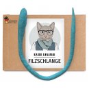 Kater Kasimir Katzenspielzeug Filzschlange 50cm